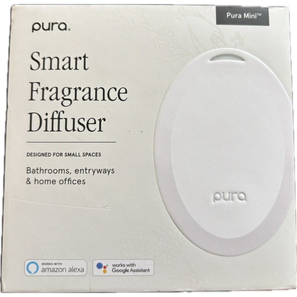 PURA Mini Smart Fragrance Diffuser White Alexa Wall PlugIn No Fragrance Included